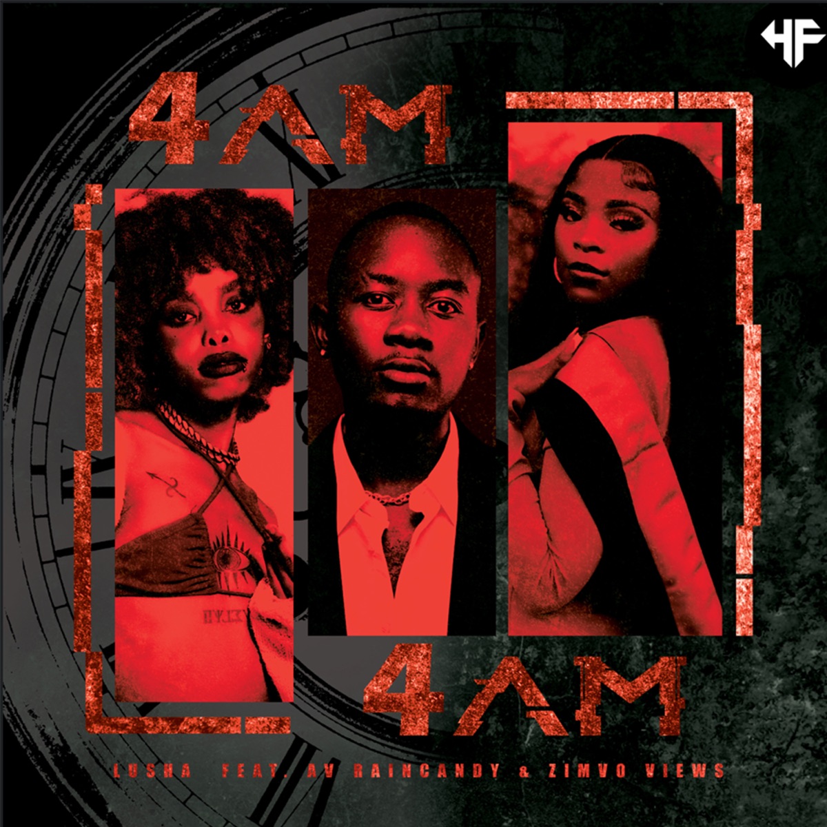 4AM (feat. AV Raincandy & Zimvo) - Single by Lusha album cover