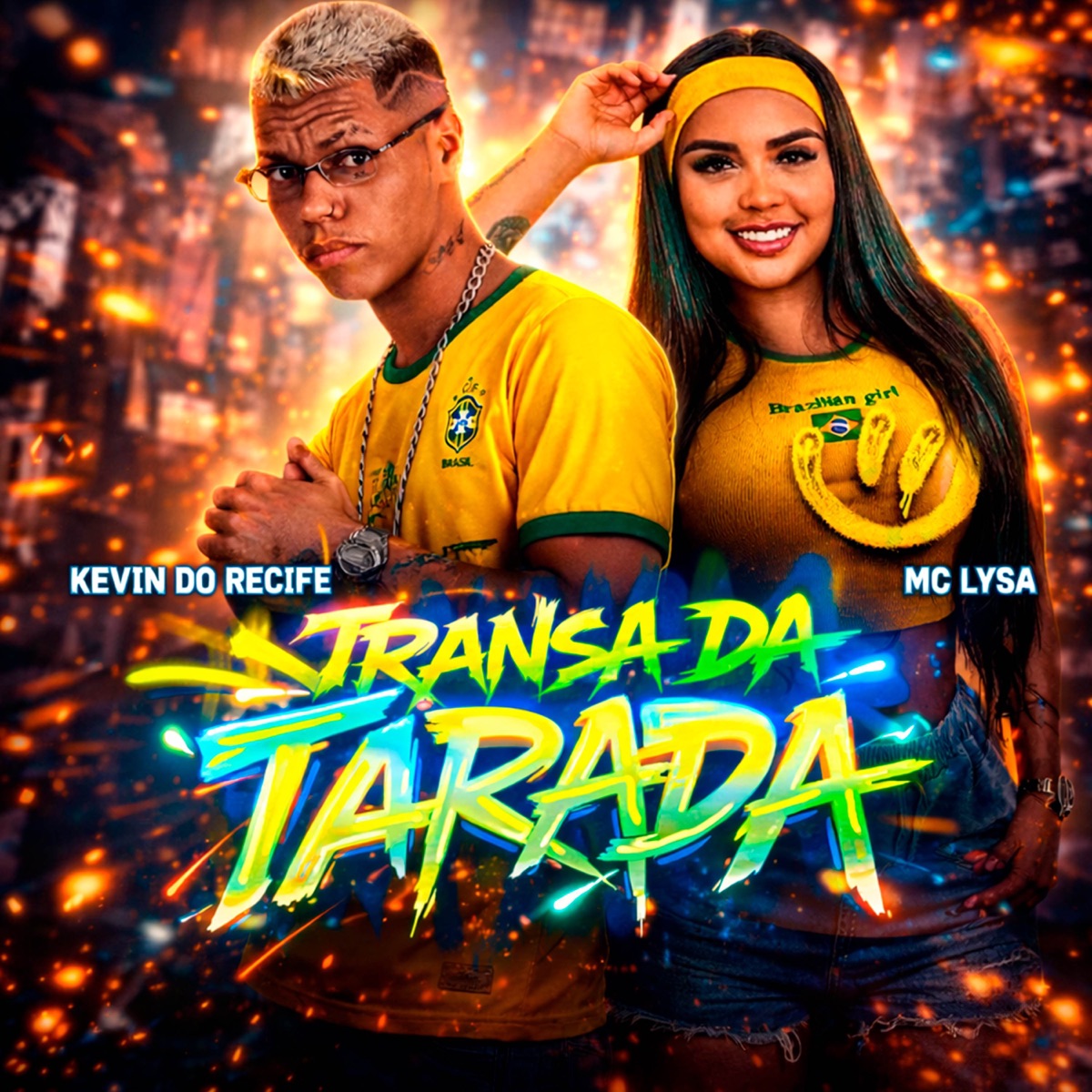 TRANSA DA TARADA (feat. MC GW) - Single by Kevin do recife & Mc Lysa album cover