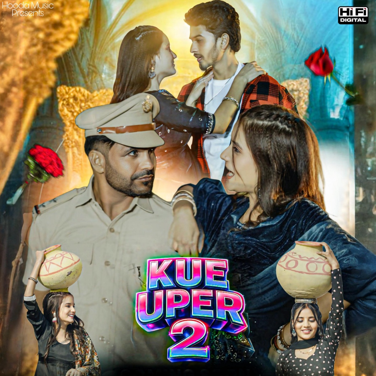 Kue Uper 2 (feat. Subhas & Vicky Rajput & Official Karina) - Single by Lalit Hooda, Komal Chaudhary & Sunil Sikander album cover