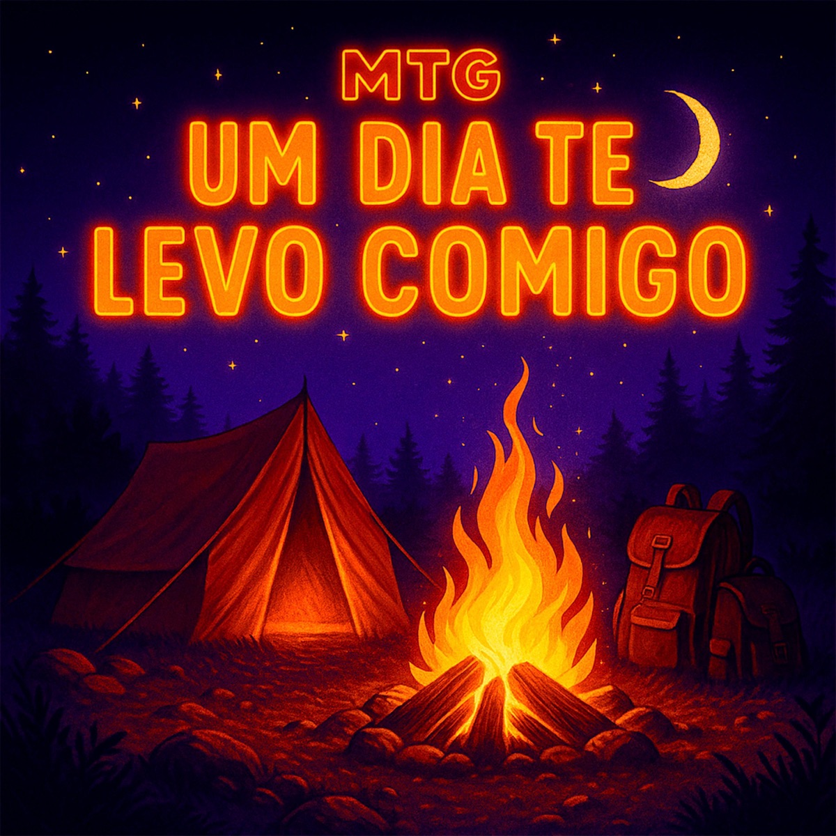 MTG UM DIA TE LEVO COMIGO - Single by Senhor Nestlon album cover