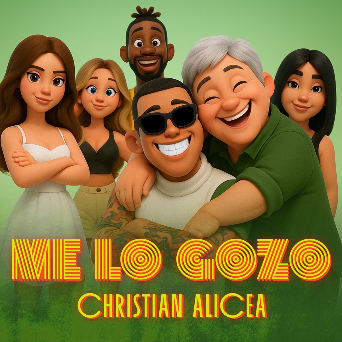 Me Lo Gozo - Single by Christian Alicea album cover