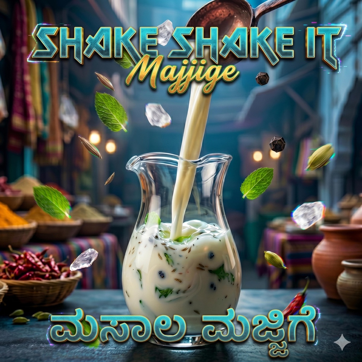 Shake It Shake It Majjige (feat. Chethan Naik & Hemanth Jois) - Single by Srinivasa Gopal album cover