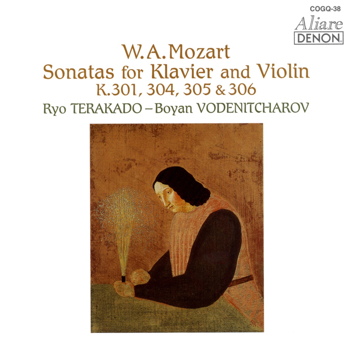 Mozart: Violin Sonatas by Ryo Terakado & Boyan Vodenitcharov album cover