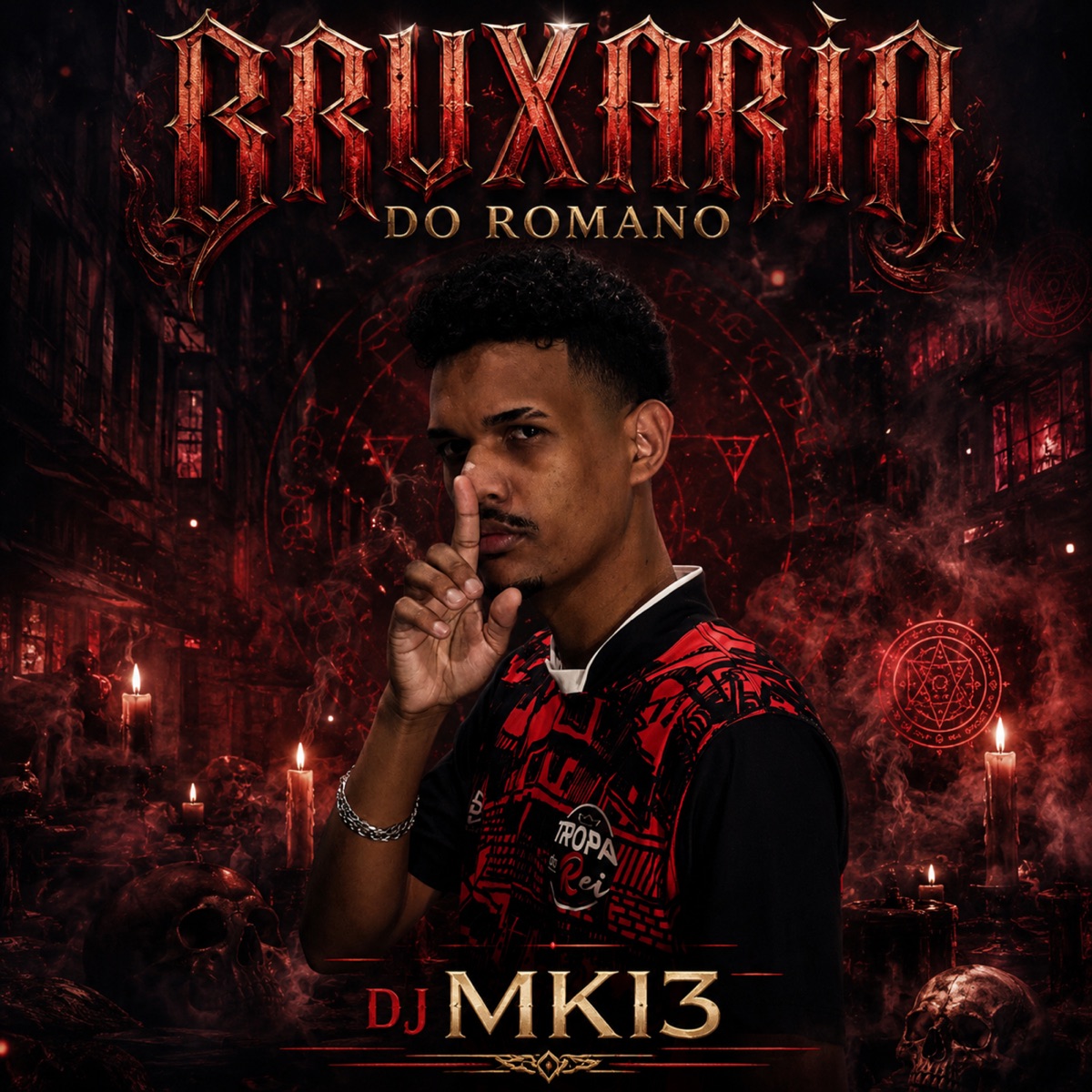 BRUXARIA DO ROMANO - Single by DJ MK13, Dj lk da VB, Mc Magrinho & $moke OG album cover