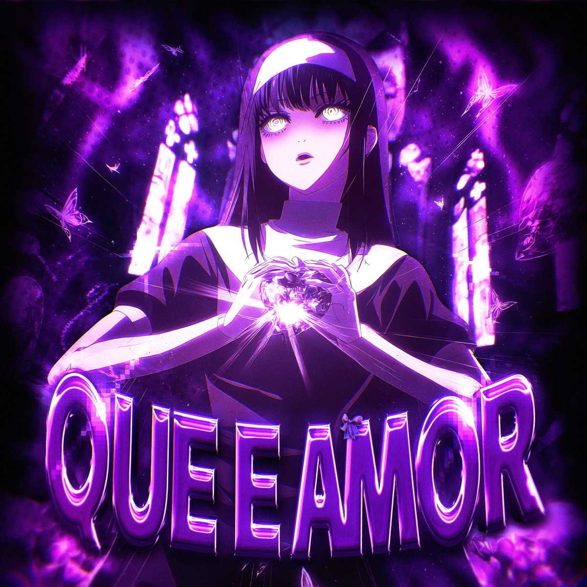 QUE E AMOR - EP by TRXSHBXY, SLOWERB & stxrbøy album cover