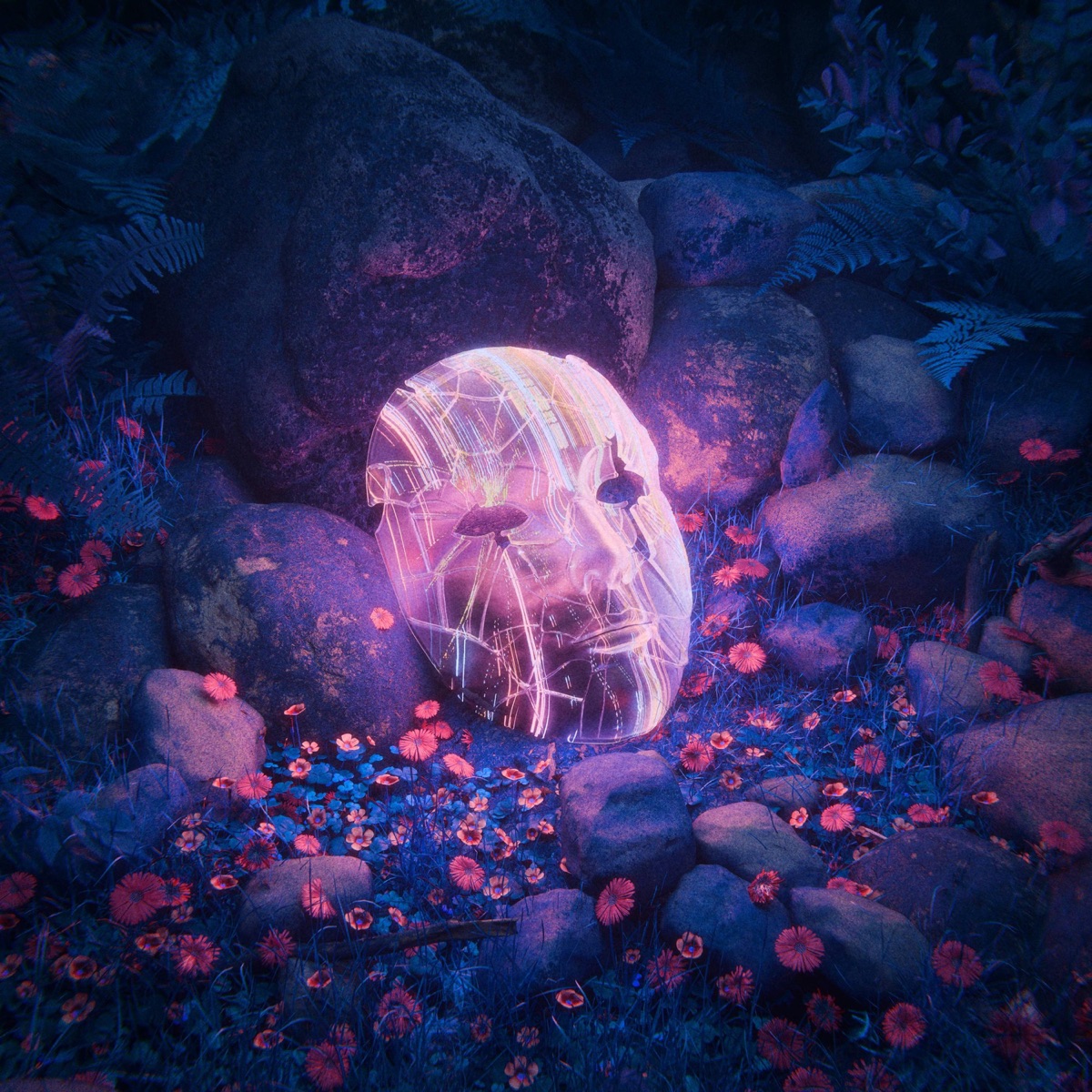 Mask of Glass - Single by Solene & minthaze album cover