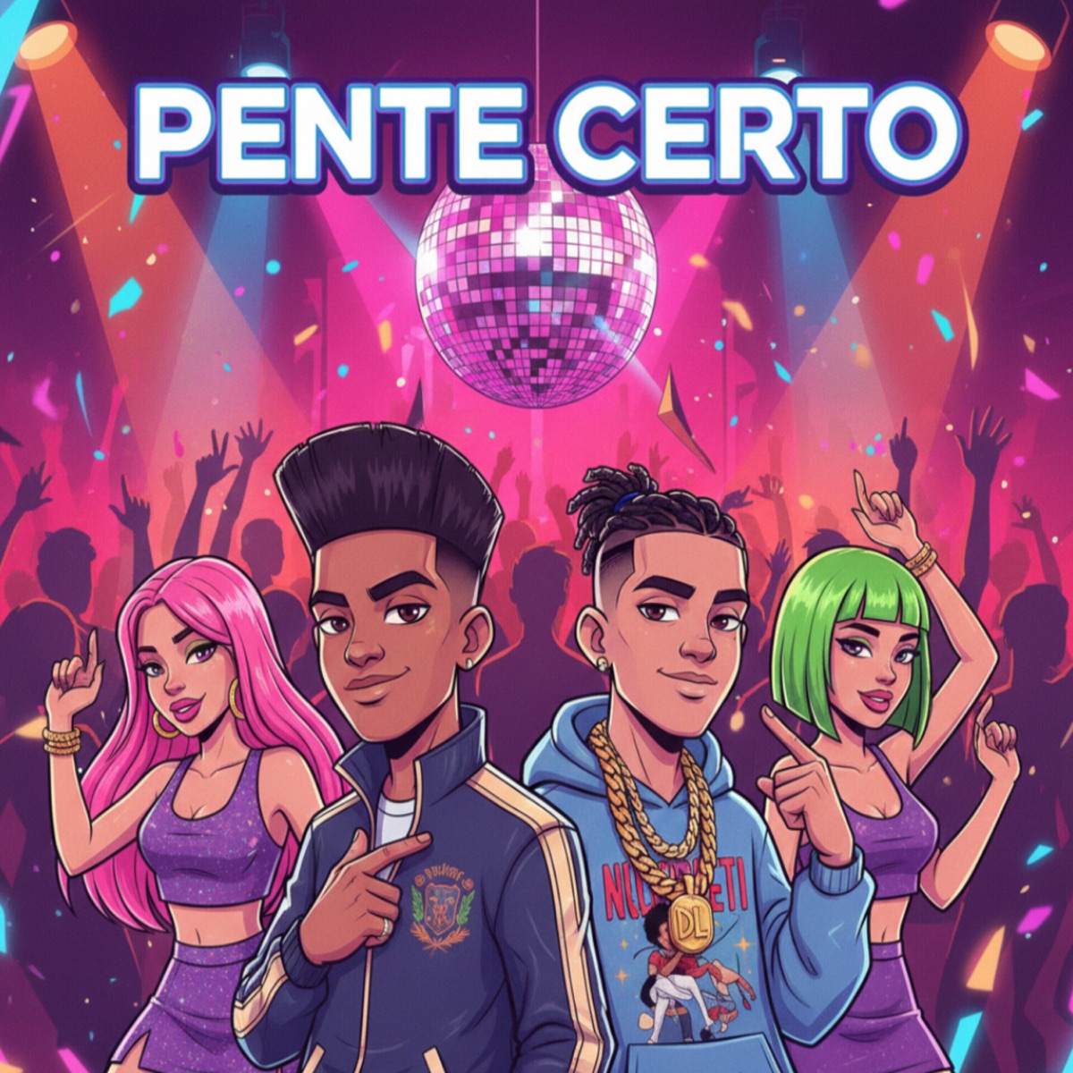 Pente Certo - Single by Mc T4, Mc Brunin Ck & Mc Brabo Bh album cover