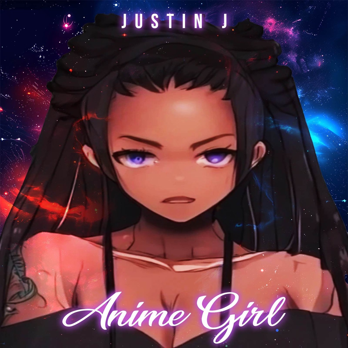 Anime Girl - Single by Justin J album cover