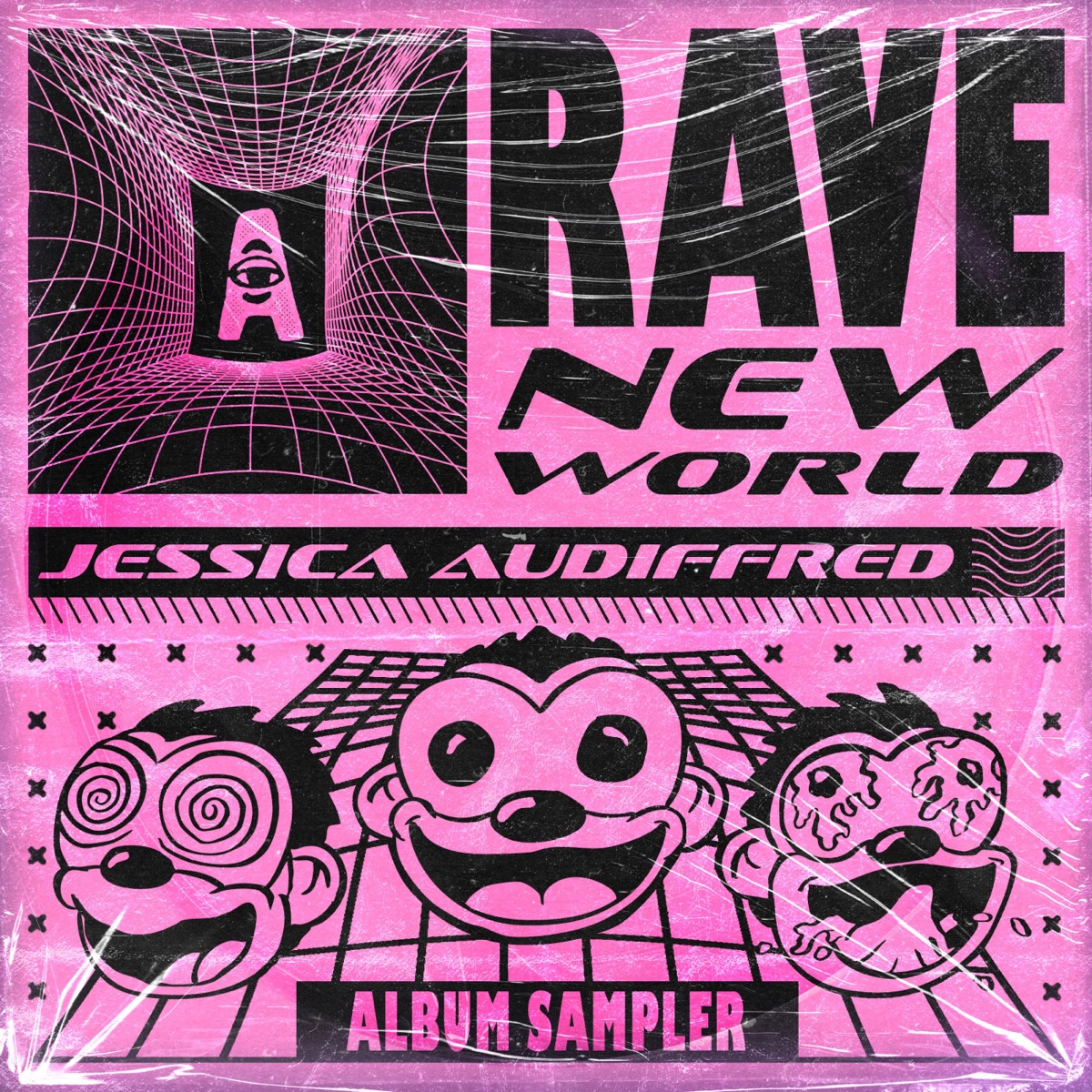 Rave New World (Album Sampler) - Single by Jessica Audiffred album cover