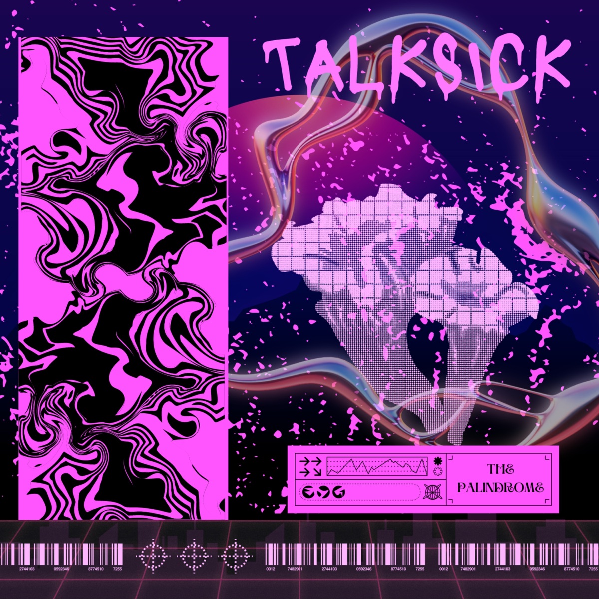 Talksick - Single by The Palindrome album cover