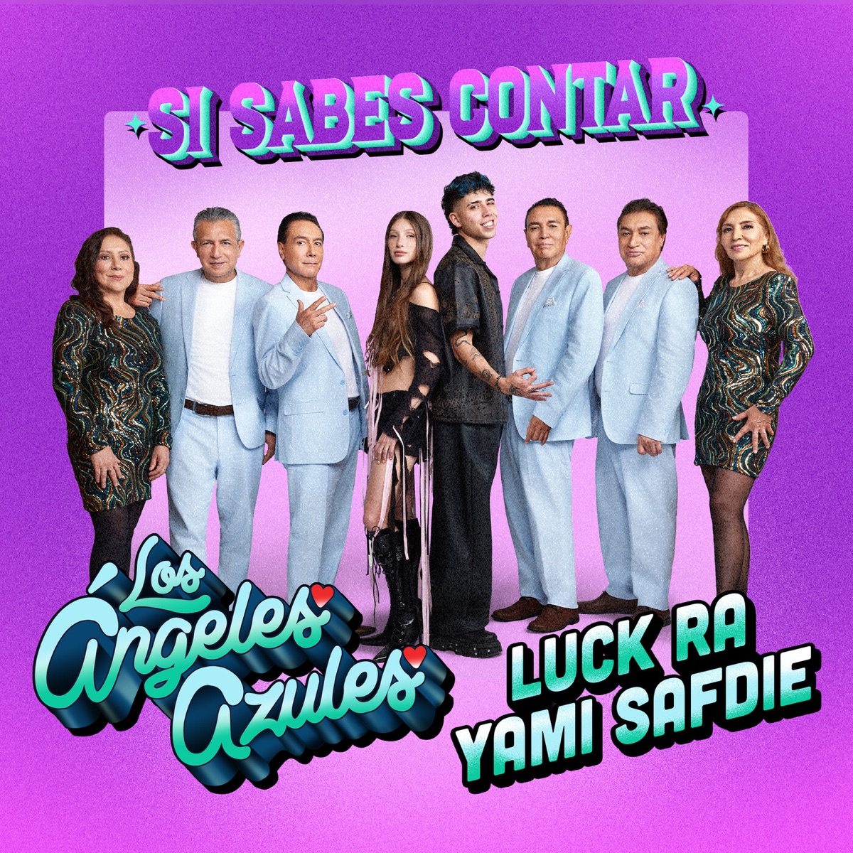 Si Sabes Contar - Single by Los Ángeles Azules, Luck Ra & Yami Safdie album cover