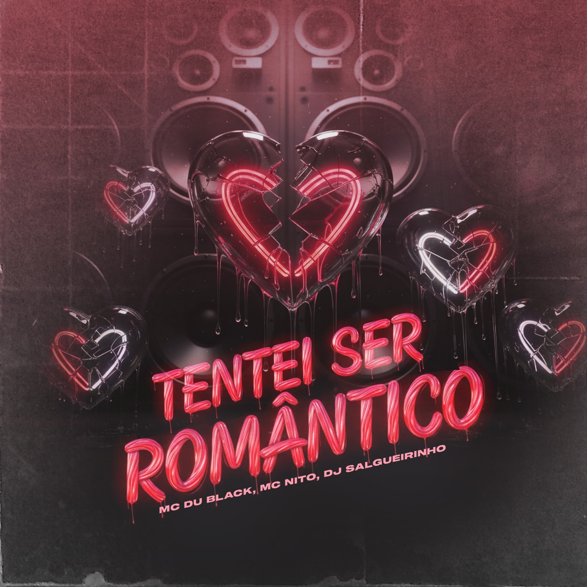 Tentei Ser Romântico (Ao Vivo) - Single by MC Du Black, Mc Nito & Dj Salgueirinho album cover