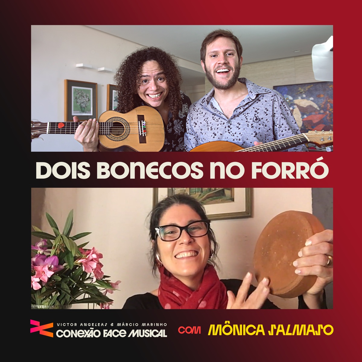 Dois Bonecos no Forró - Single by Márcio Marinho, Victor Angeleas & Mônica Salmaso album cover