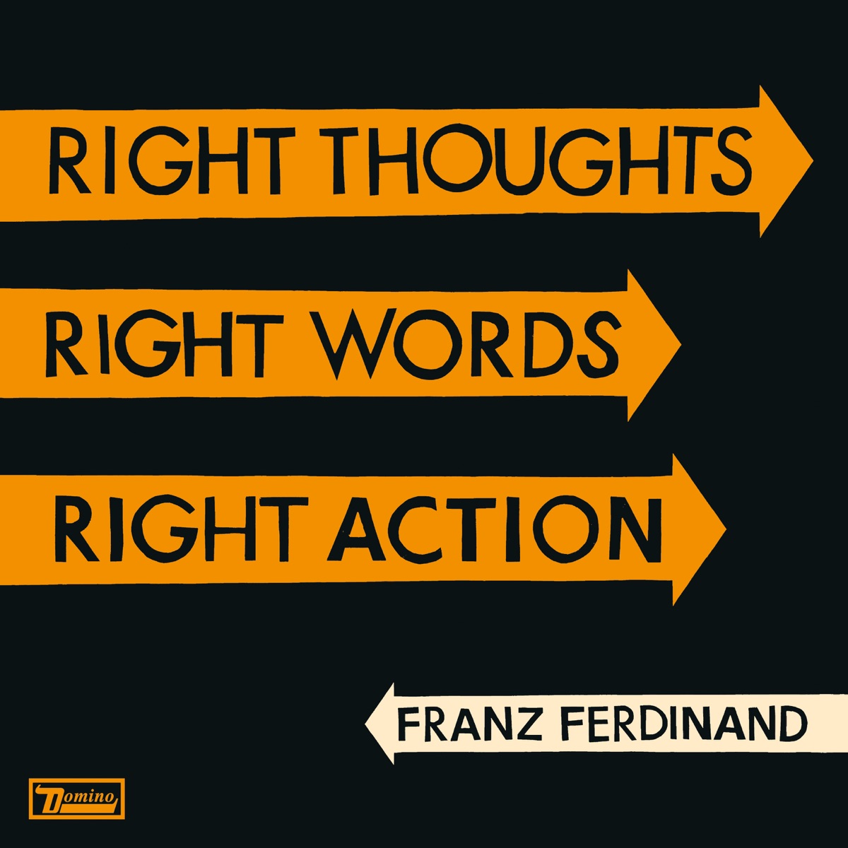 Right Thoughts, Right Words, Right Action by Franz Ferdinand album cover