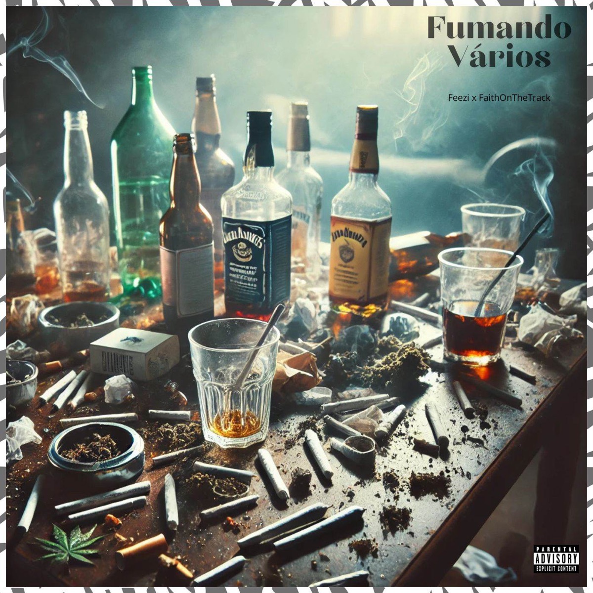 Fumando Vários - Single by Feezi, FaithOnTheTrack & BOOTLEG album cover