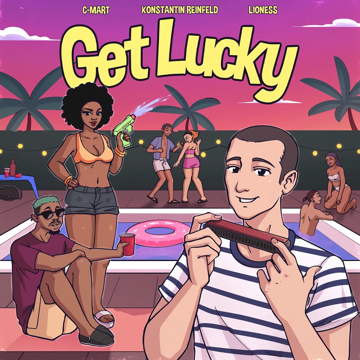 Get Lucky - Single by Konstantin Reinfeld, C-Mart & Lioness album cover