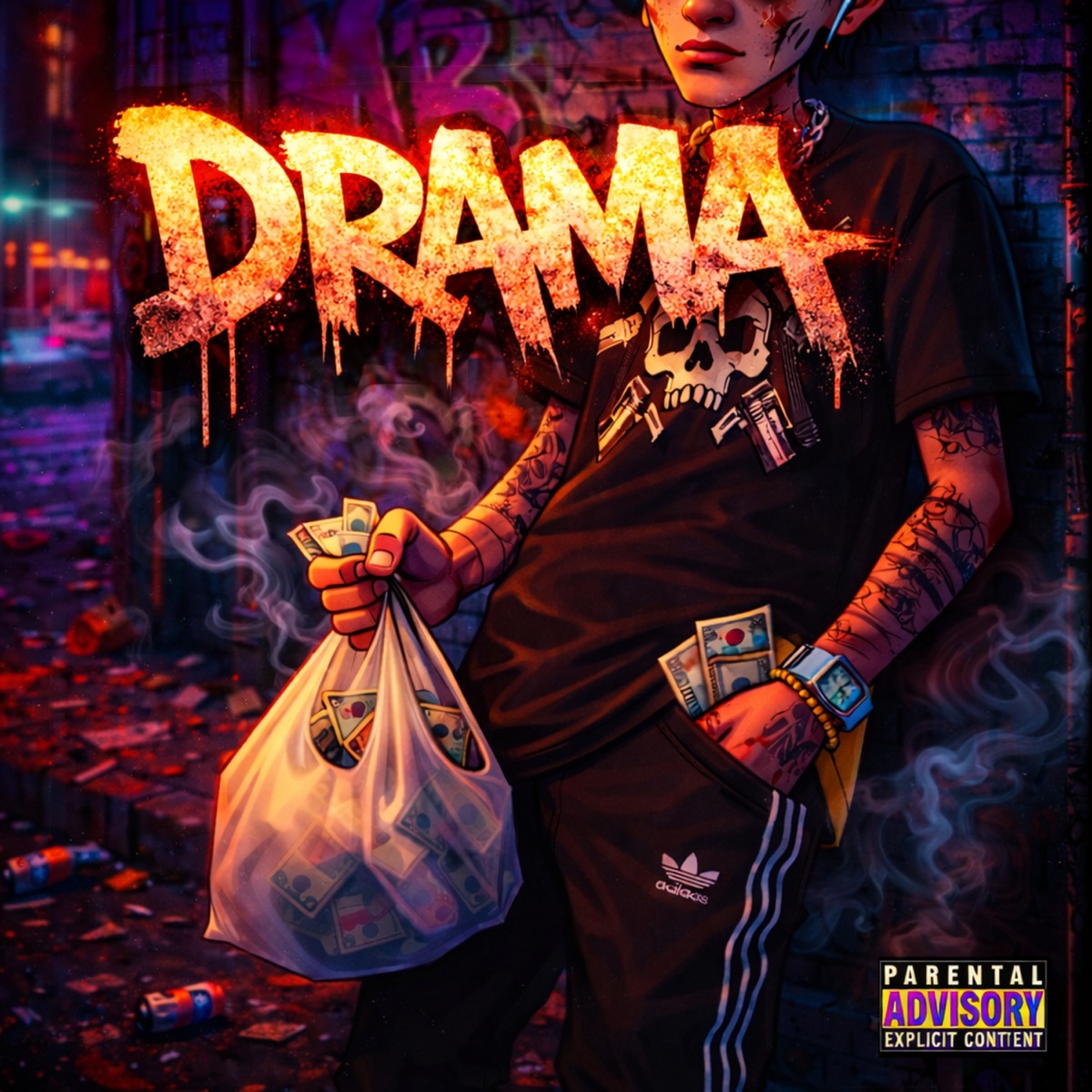 Drama - Single by Yung Kurz & YoungBlez album cover