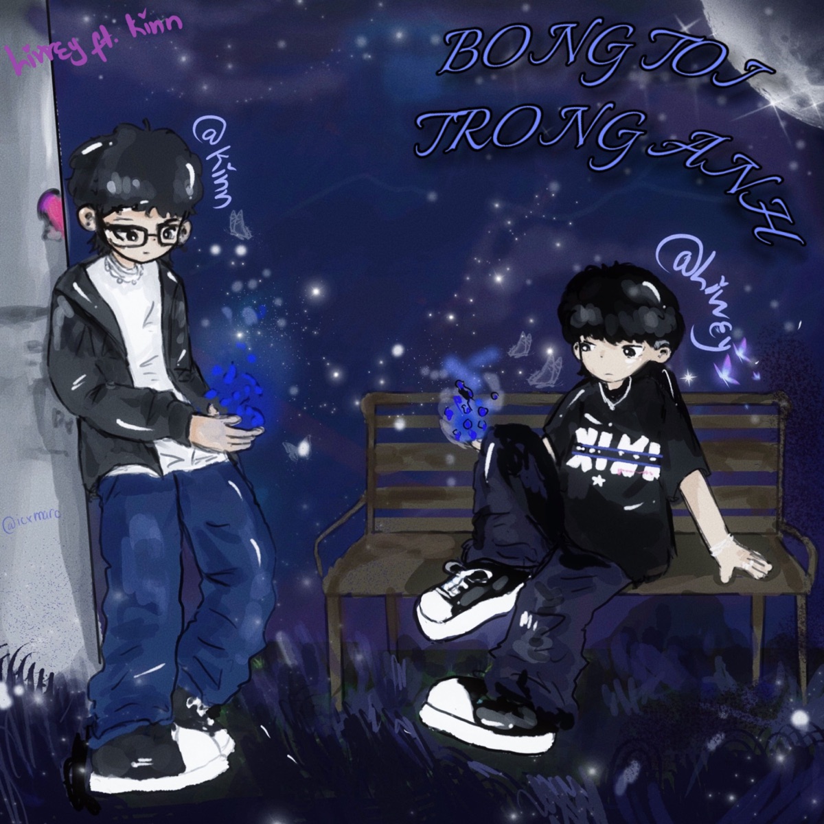 BÓNG TỐI TRONG ANH - Single by Liwey & Kinn album cover