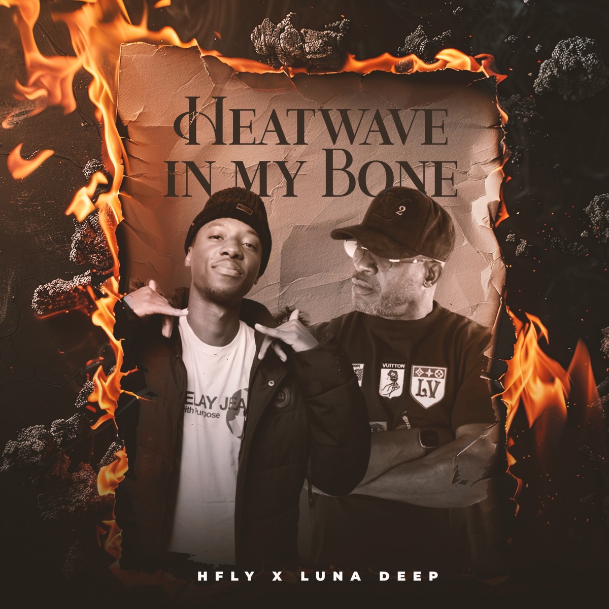 Heat wave in my bone (feat. Luna Deep) - Single by HFLY album cover
