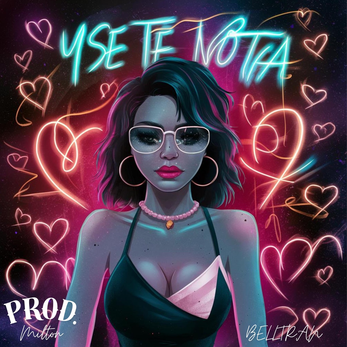 Y se te nota - Single by Belltran album cover