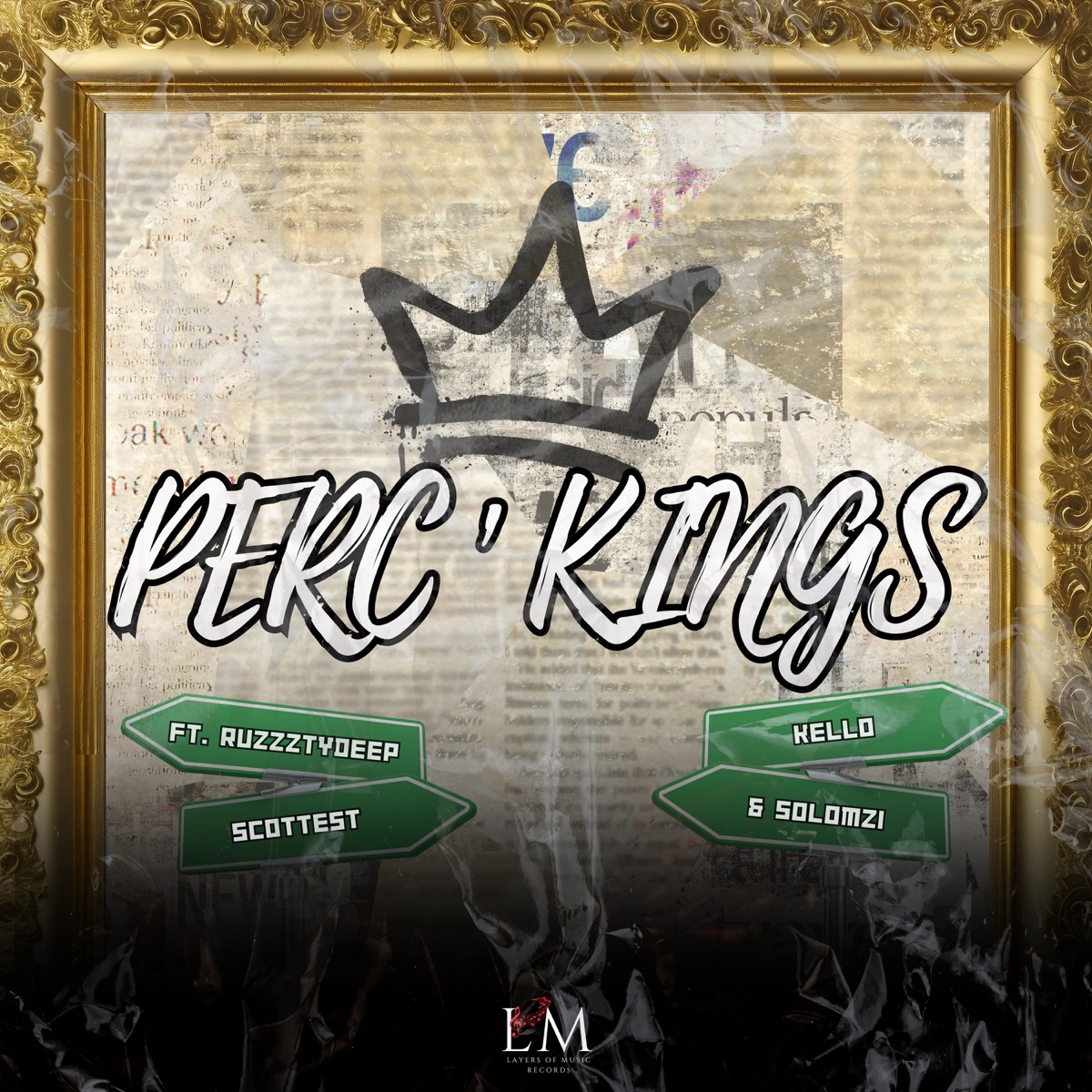 Perc'Kings (feat. ruzzztydeep & Scottest) - Single by Kello & Solomzi album cover