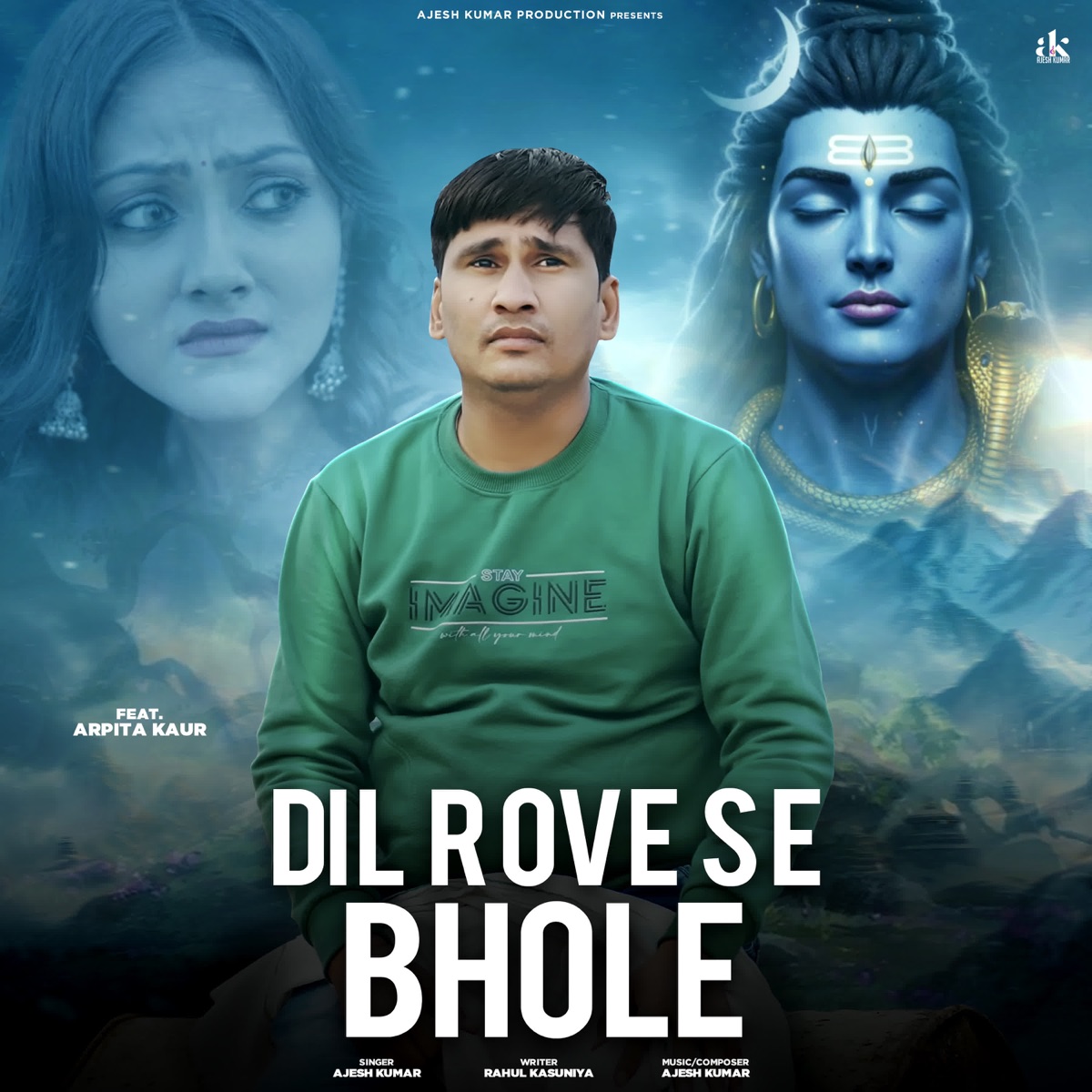 Dil Rove Se Bhole (feat. Arpita Kaur) - Single by Ajesh Kumar album cover