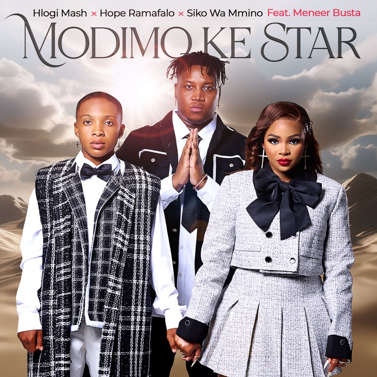 Modimo Ke Star (feat. Meneer Busta) - Single by Hope Ramafalo, Hlogi Mash & Siko Wa Mmino album cover