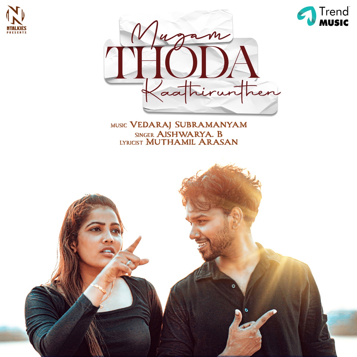 Mugam Thoda Kaathirunthen - Single by Vedaraj Subramanyam & Aishwarya B album cover