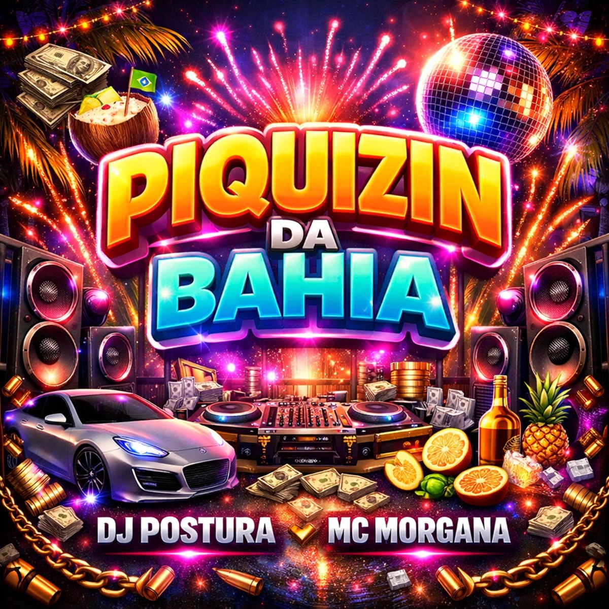 PIQUIZIN DA BAHIA - Single by Mc Morgana, DJ Postura & Fabuloso album cover