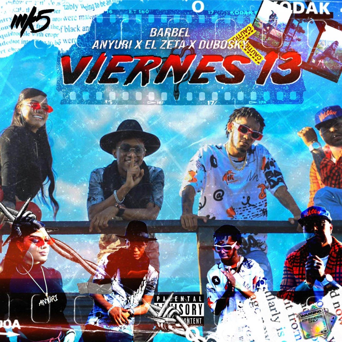Viernes 13 (feat. El Zeta & LH) - Single by Barbel, Dubosky & Anyuri album cover