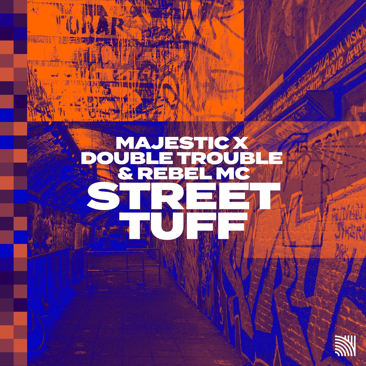 Street Tuff - Single by Majestic, Double Trouble & Rebel MC album cover