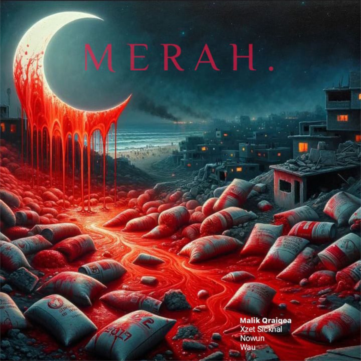 MERAH. - Single by WAU & Dan Loco album cover