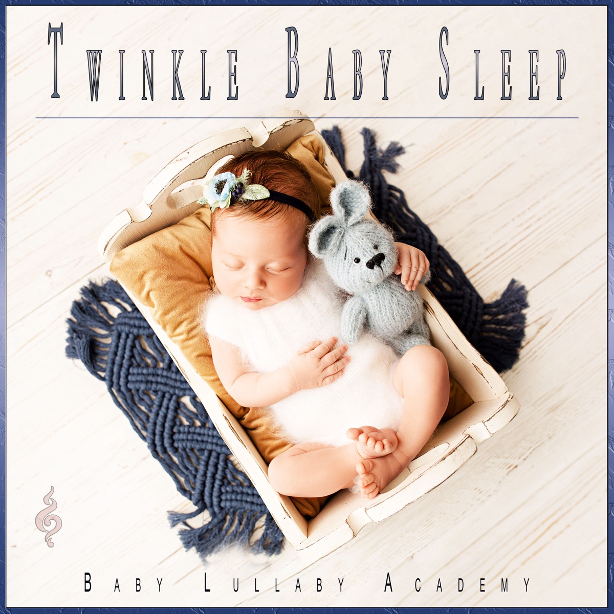 Twinkle Baby Sleep: Sweet Child Lullabies and Perfect Dreams by Baby Lullaby Academy & Aveda Blue album cover artwork