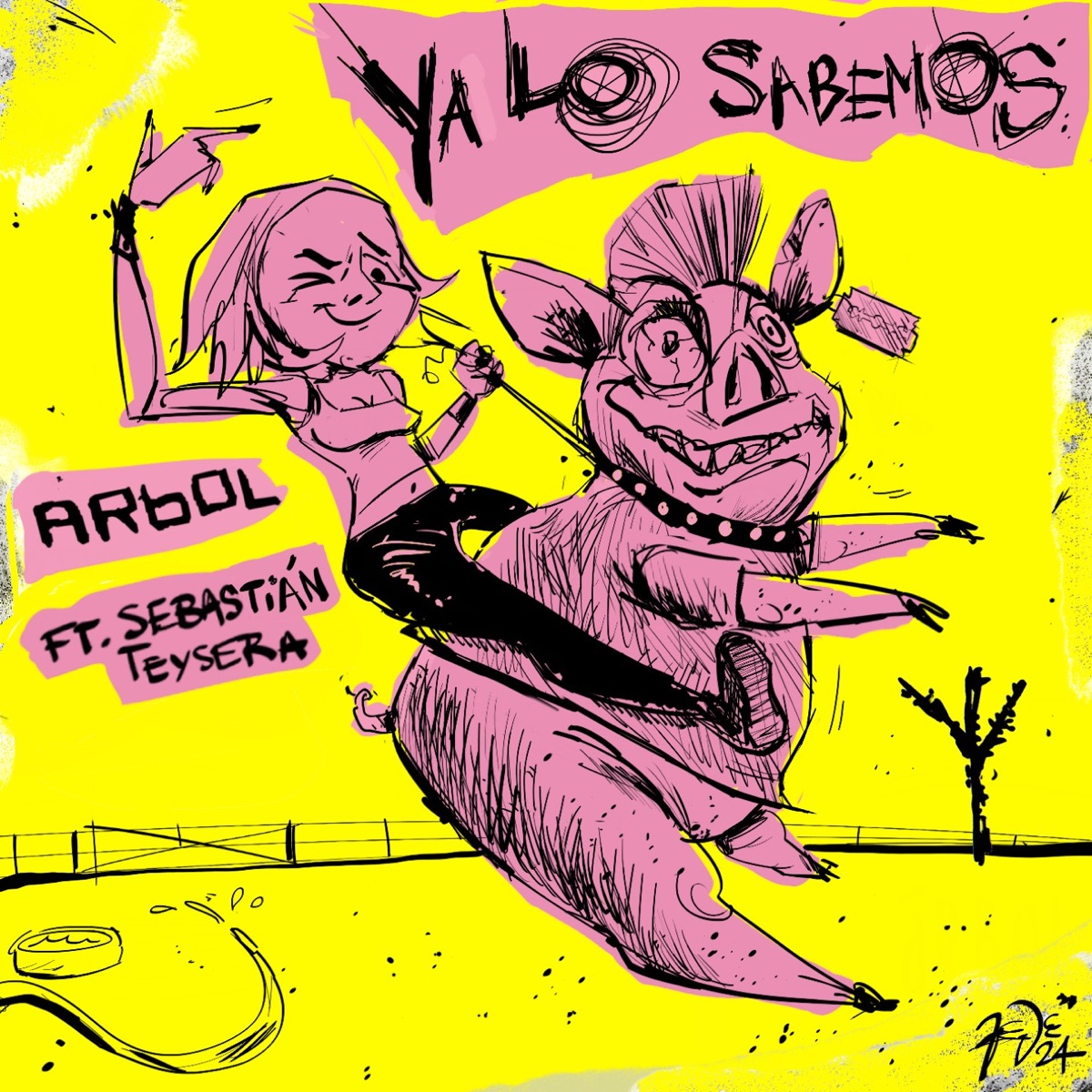 Ya lo sabemos (feat. Sebastián Teysera) - Single by Árbol album cover