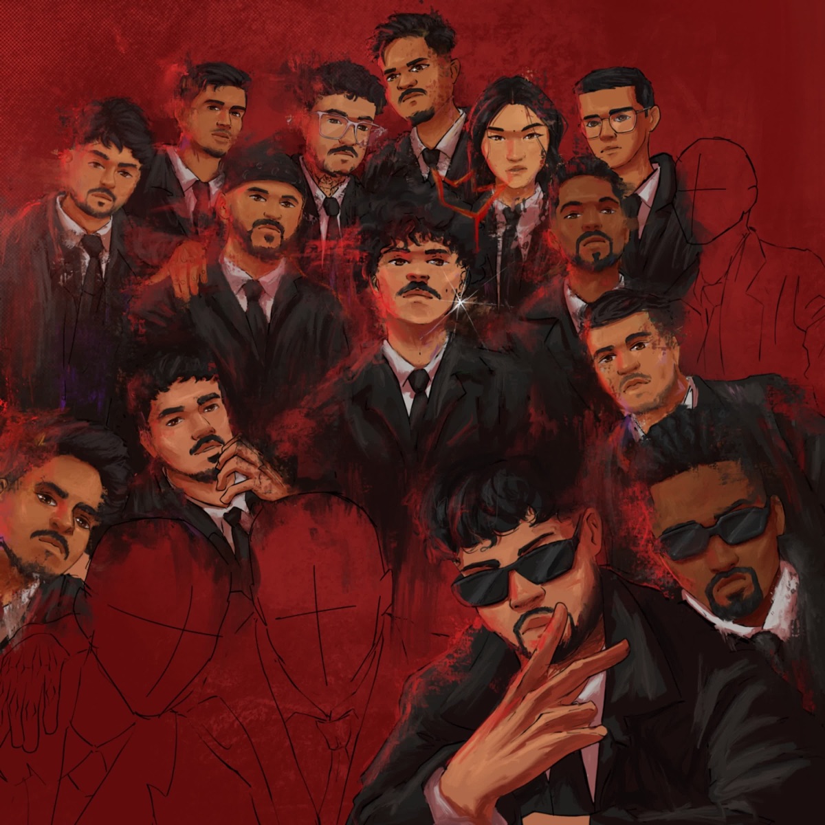 DHAID PAID - Single by Rage, GHILDIYAL & TVZ & iiEE album cover