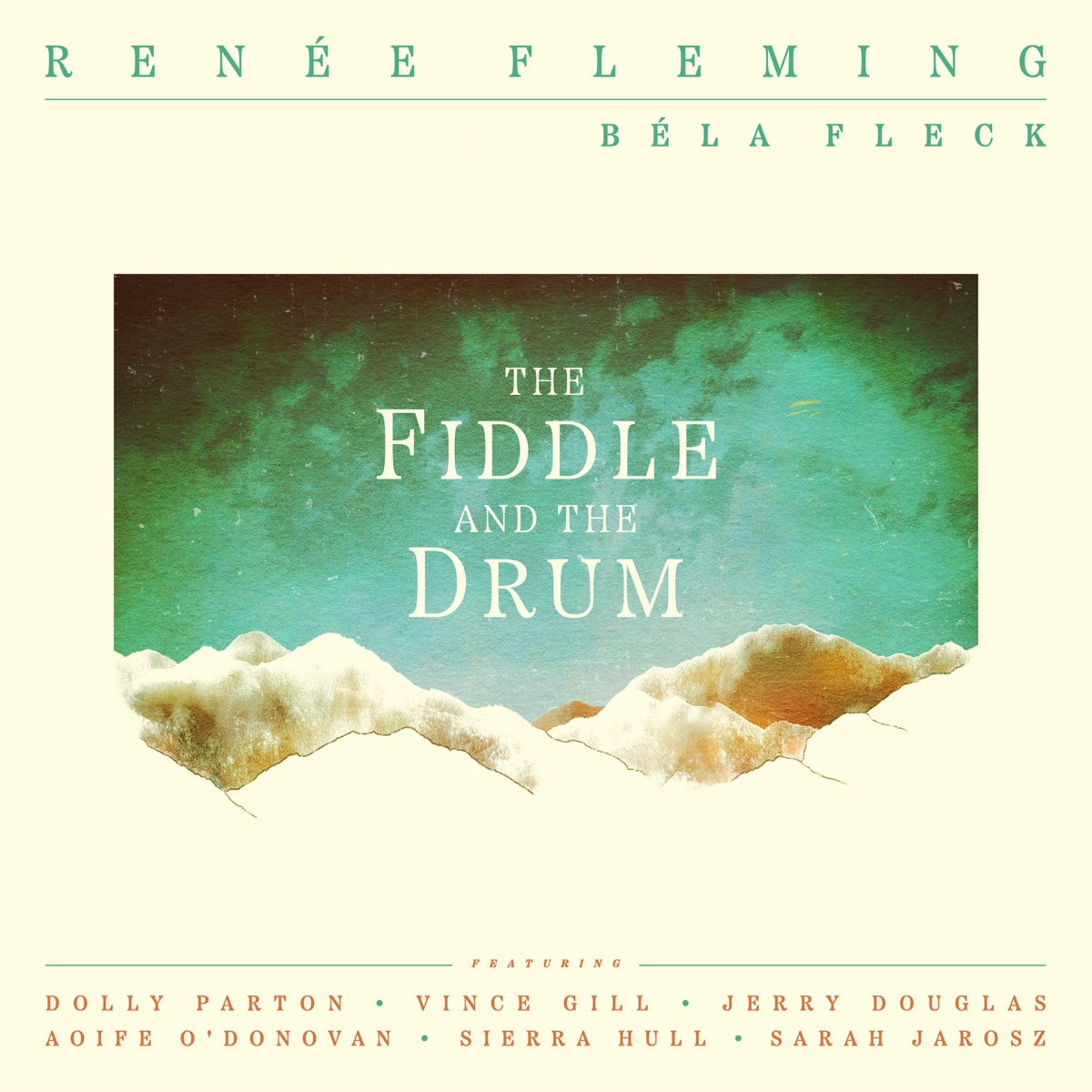 The Fiddle and the Drum by Renée Fleming & Béla Fleck album cover