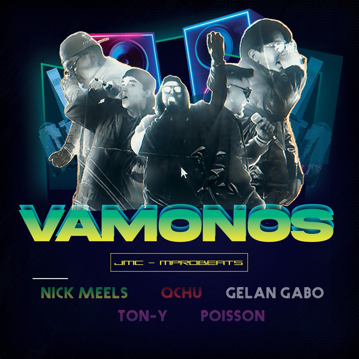 Vamonos (feat. TON-Y & Poisson Bleau) - Single by Nick Meels, Qchu, GelanGabo & MproBeats album cover