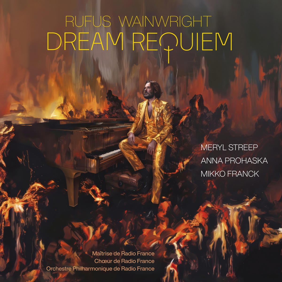 Wainwright: Dream Requiem by Choeur de Radio France, Maîtrise de Radio France, Mikko Franck, Meryl Streep, Orchestre Philharmonique de Radio France & Anna Prohaska album cover