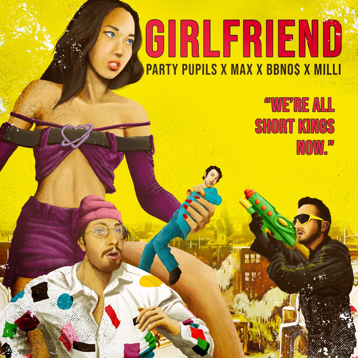 Girlfriend (feat. MILLI) - Single by Party Pupils, bbno$ & MAX album cover