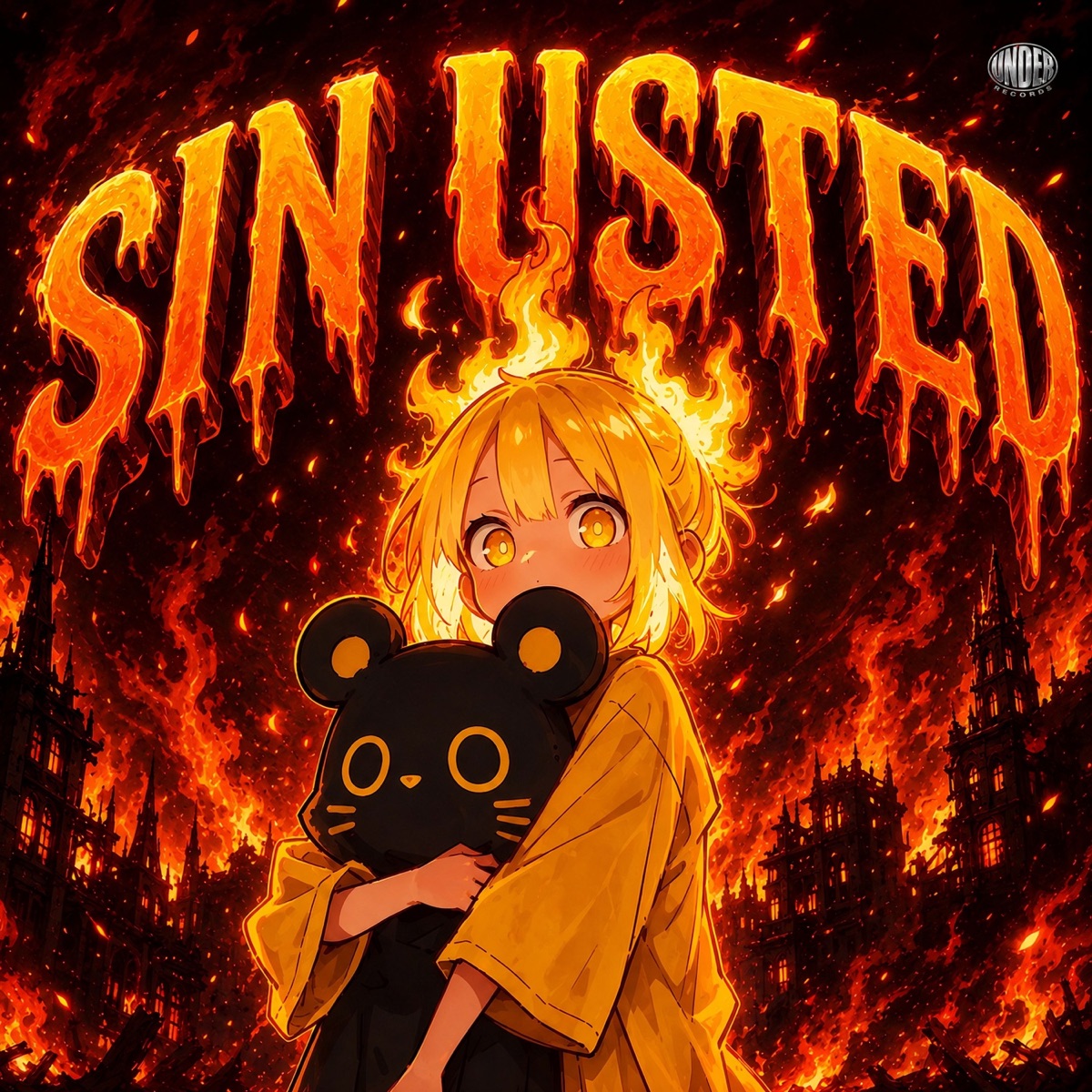 SIN USTED - Single by Axapo, Keci & Stressed Girl album cover