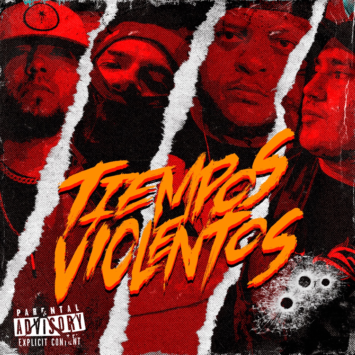Tiempos Violentos - Single by Kosmer Azufre Squad, Mecal, Seyer Black Art Gang & Tactos Valensuela album cover