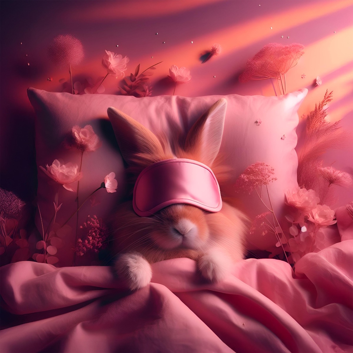 Bunny Hugs and Pillow Thoughts (feat. Baby Lullaby Academy) by Newborn Baby Song Academy & Solfeggio Dreaming album cover