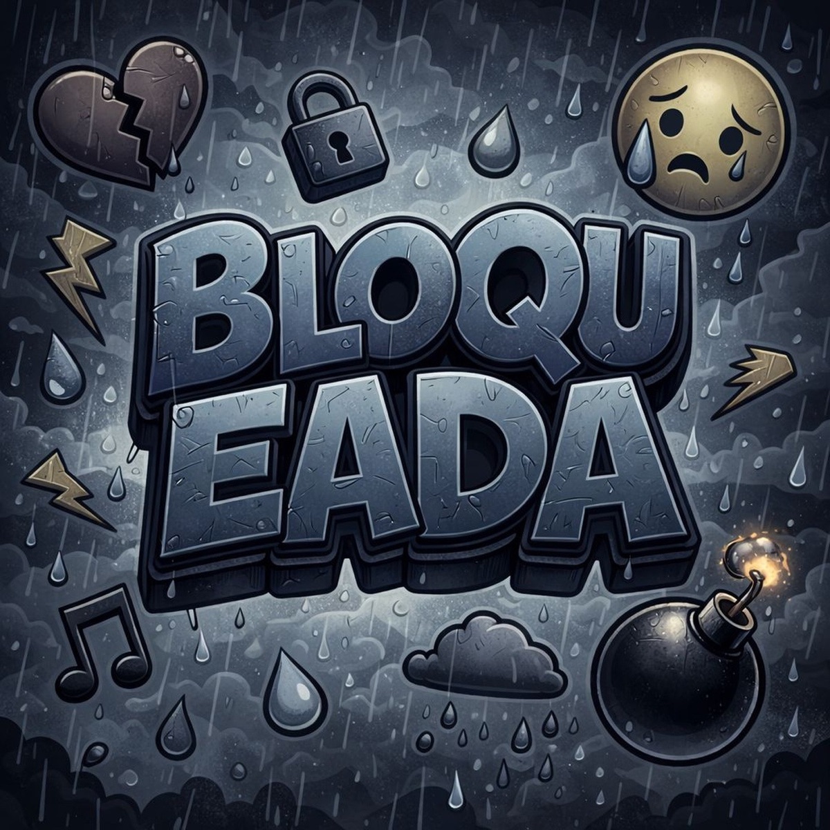 BLOQUEADA (feat. MC Tece) - Single by dj cabelin de vila velha album cover