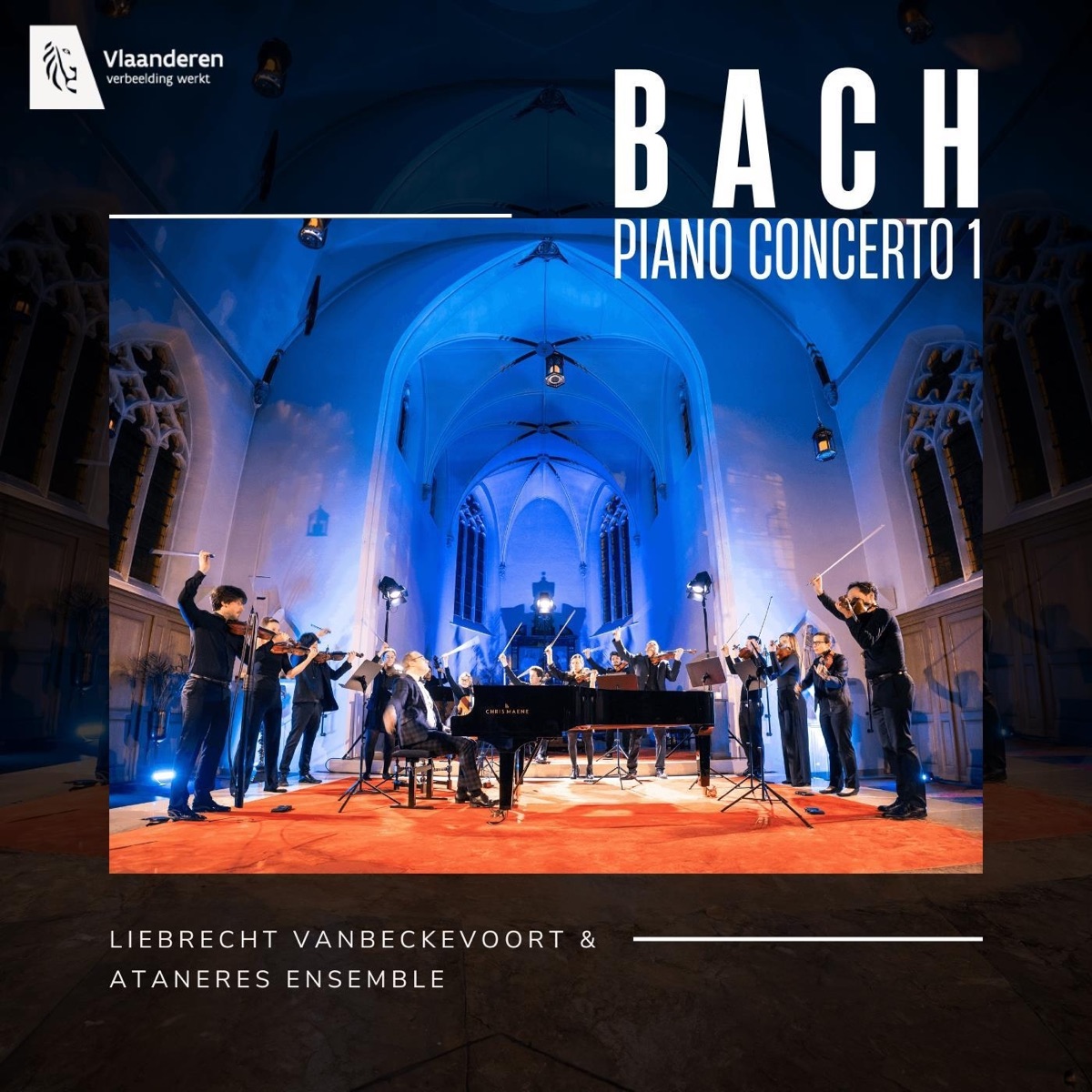 Bach: Piano Concerto 1 - Single by Ataneres Ensemble & Liebrecht Vanbeckevoort album cover