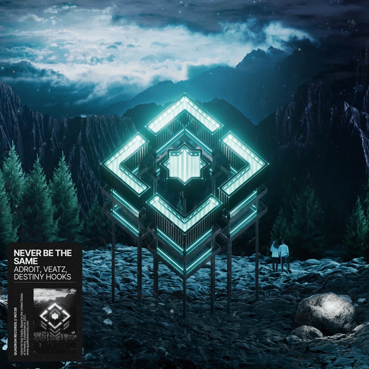 Never Be The Same - Single by ADROIT, VEATZ & Destiny Hooks album cover