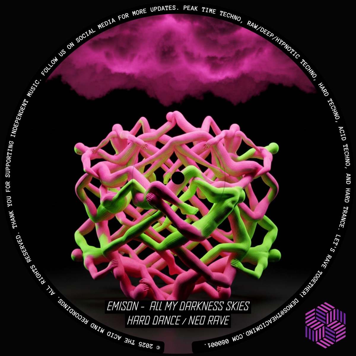 All My Darkest Skies - Single by Emison & Samrose album cover