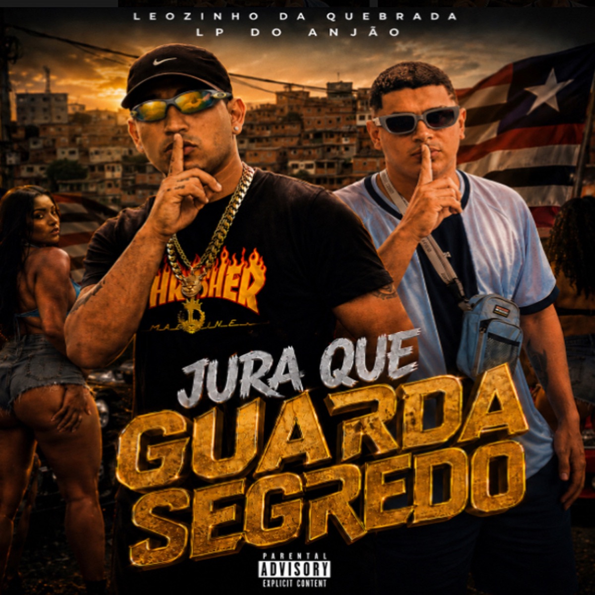 Jura Que Guarda Segredo - Single by Leozinho da Quebrada & Dj LP Do Anjão album cover