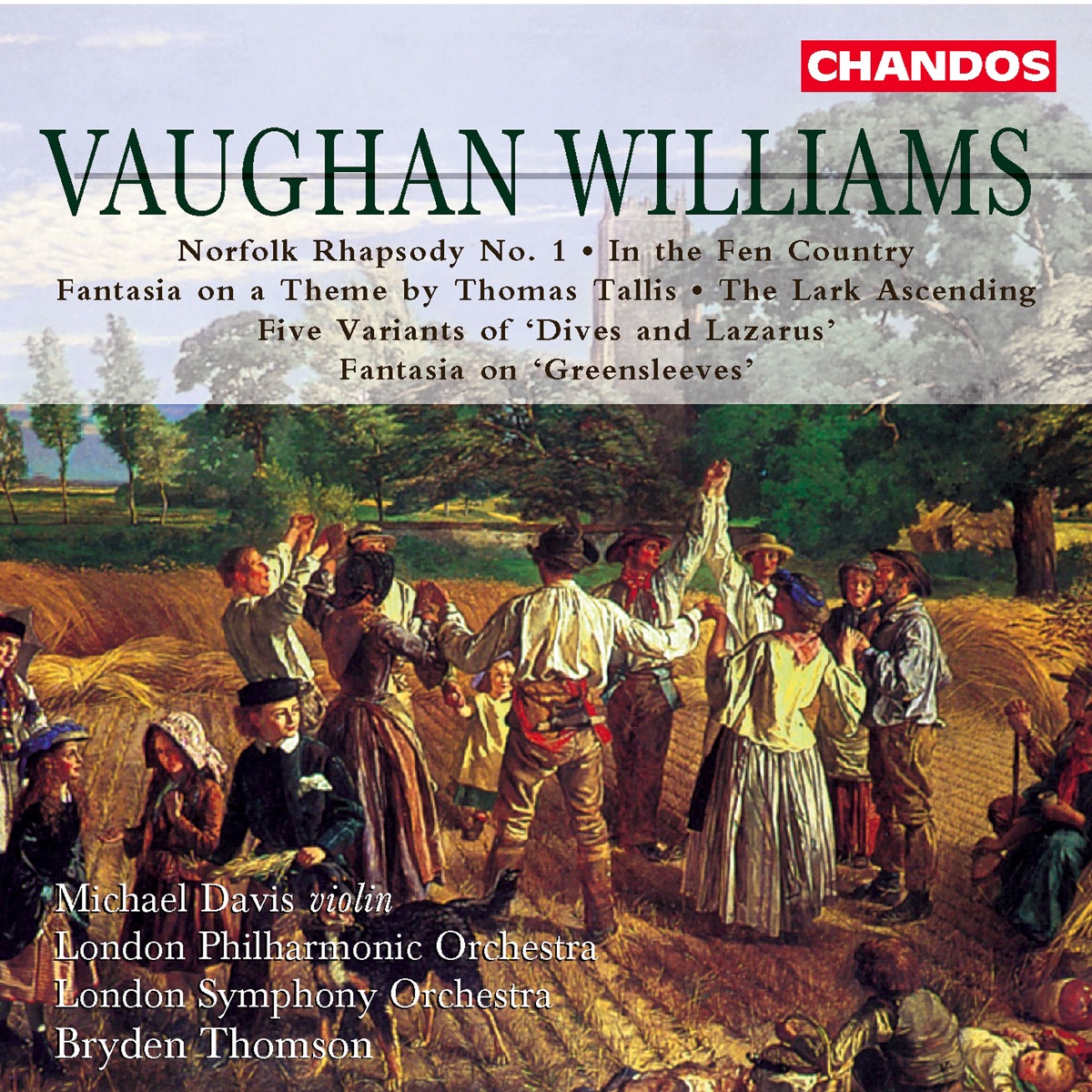 Vaughan Williams: Norfolk Rhapsody by Bryden Thomson, London Philharmonic Orchestra, London Symphony Orchestra & Michael Davis album cover