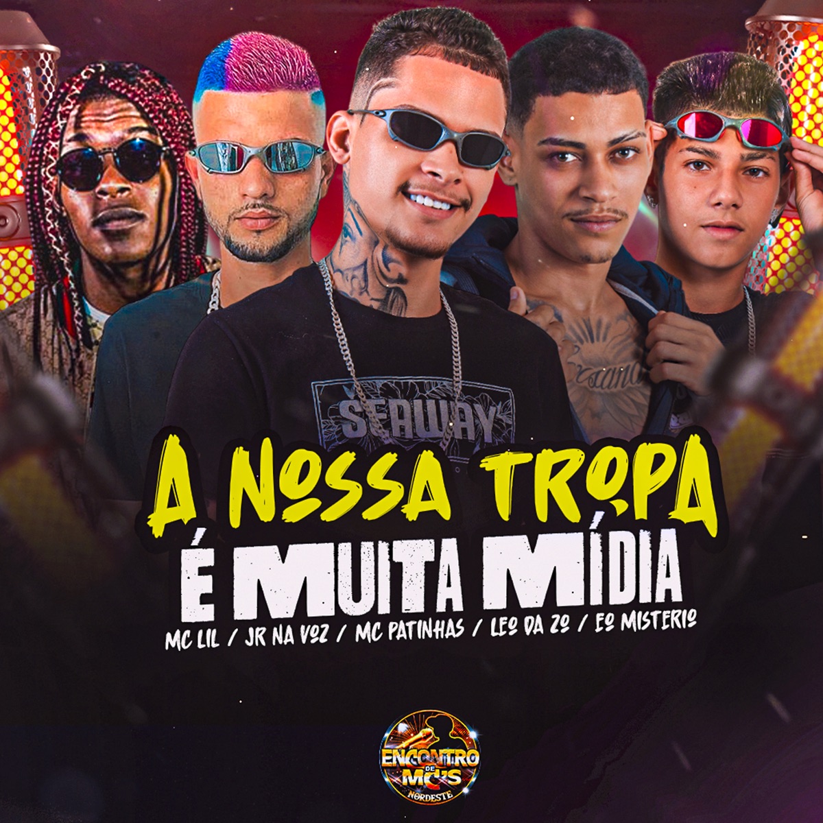 A Nossa Tropa É Muita Mídia (feat. MC Lil) - Single by Mc Patinhas, Patinhas no Beat, Jr Na Voz & Eo Misterio album cover