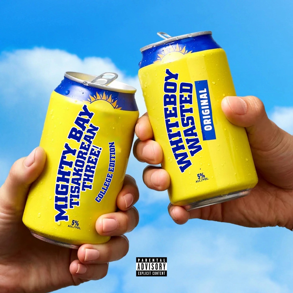 WhiteBoy Wasted - Single by Mighty Bay, Tisakorean & Three album cover